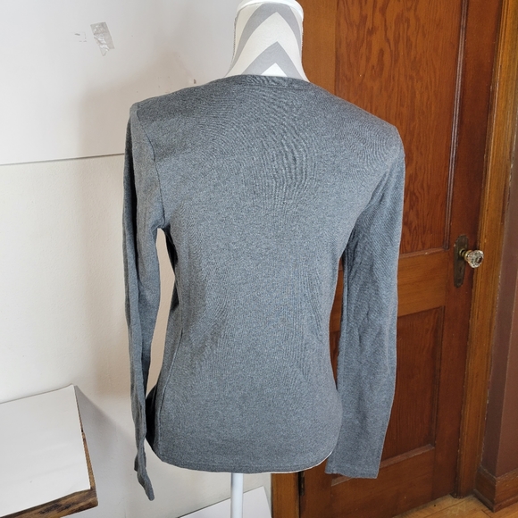 Womans Tommy Hilfiger 100% Cotton Long Sleeve Knit T-shirt Size Large - Picture 4 of 7